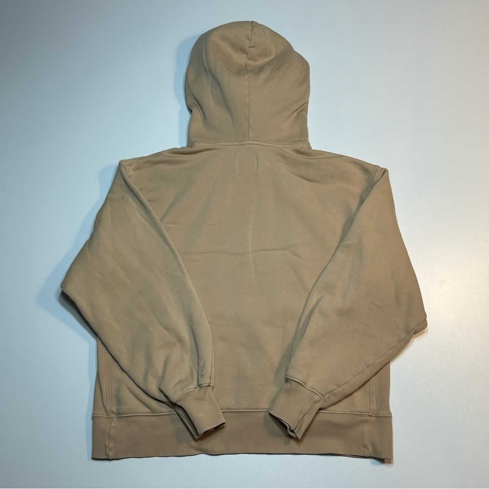 Tna Aritzia Cozy Fleece Boyfriend Hoodie Beige Tan Modern Taupe - Picture 2 of 8